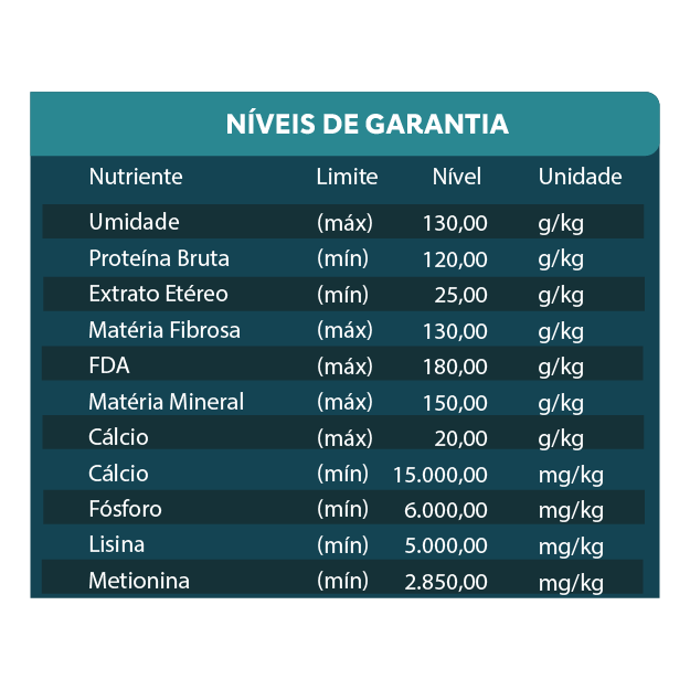 NÍVEIS DE GARANTIA